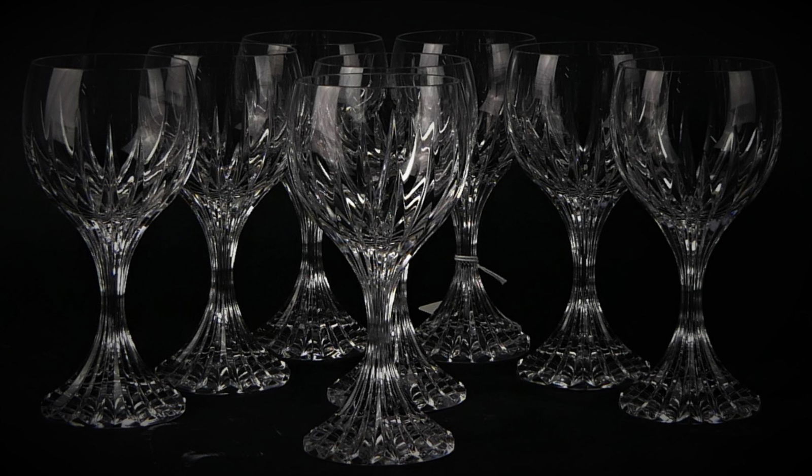 SET OF 8 BACCARAT "MASSENA" WATER GOBLETS (1 of 6)