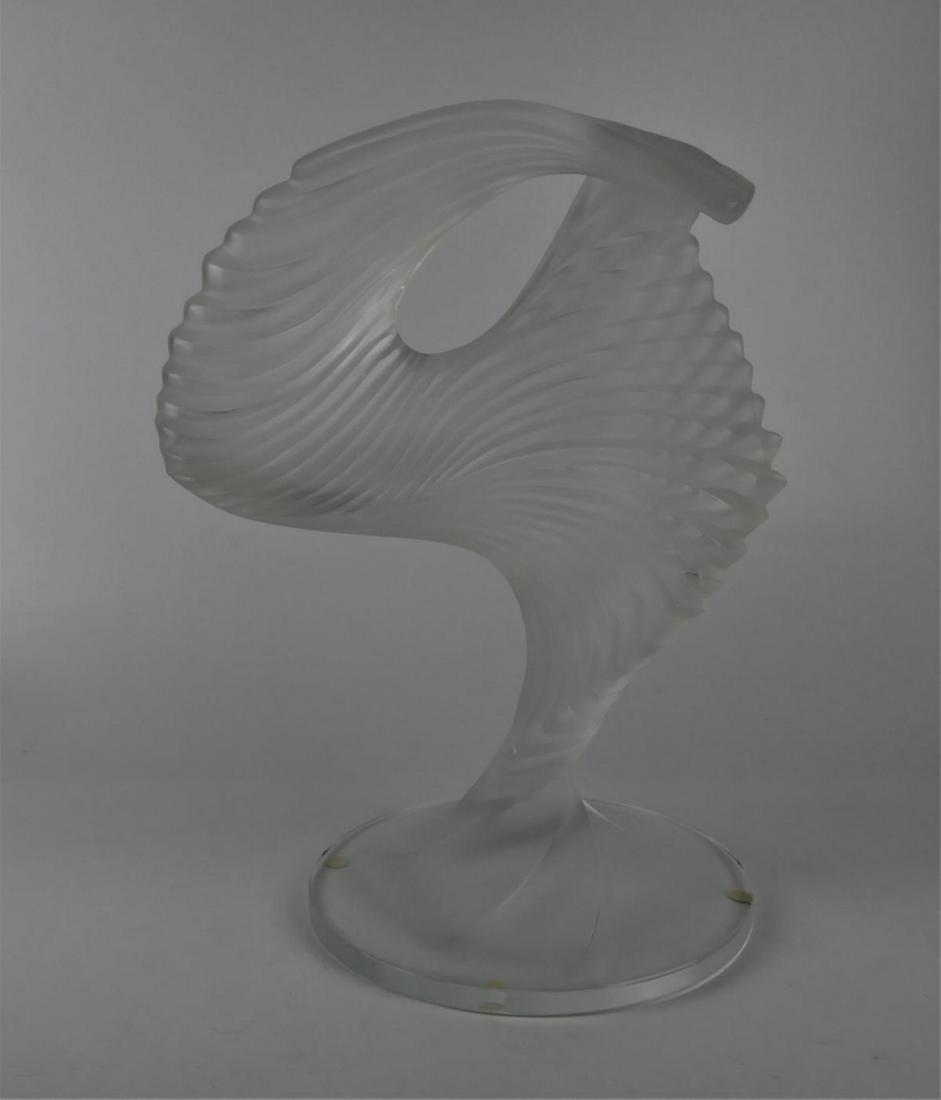 LALIQUE CRYSTAL TROPHY SATIN FINISH (1 of 5)