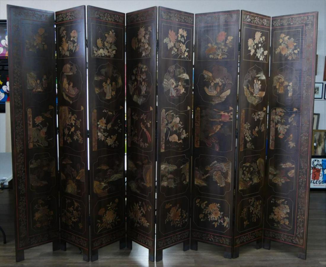 LEWIS MITTMAN "STUDY OF NATURE" COROMANDEL SCREEN (1 of 12)