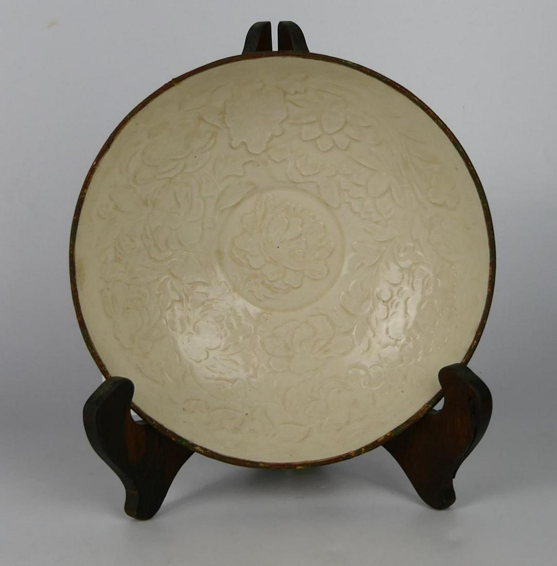 CHINESE LARGE TING CONICAL BOWL (1 of 8)