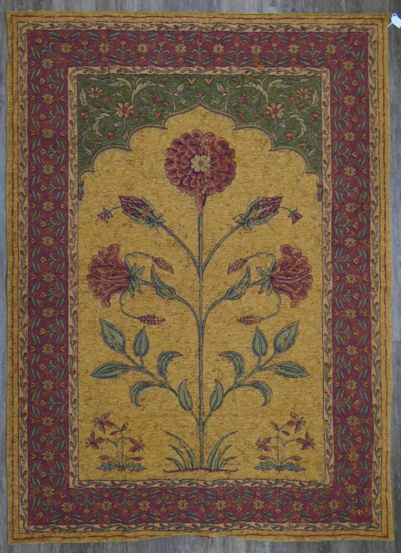 CONTEMPORARY FLORAL WALL TAPESTRY BY TAPESTRIES LT (1 of 2)