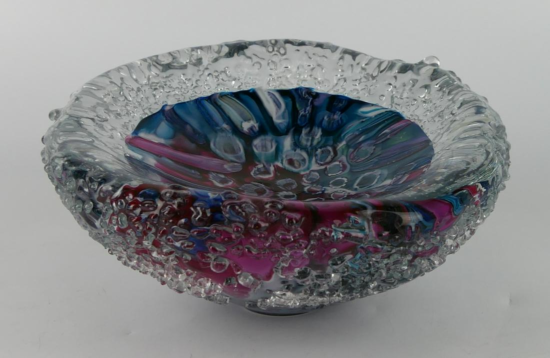 PETER PATTERSON CONTEMPORARY ART GLASS BOWL (1 of 5)