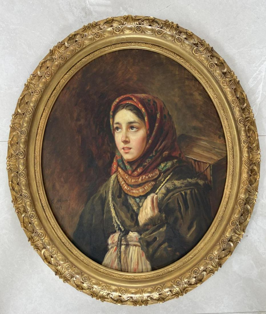 KONSTANTIN MAKOVSKY (RUSSIA 1839-1915) PORTRAIT OP (1 of 5)