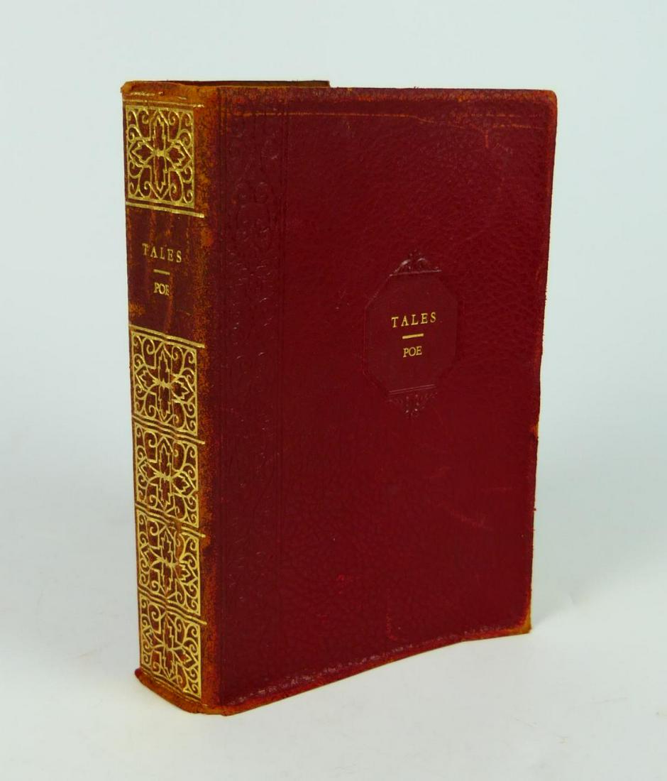ESTATE OF GORE VIDAL "TALES OF POE" LEATHER BOUND (1 of 6)