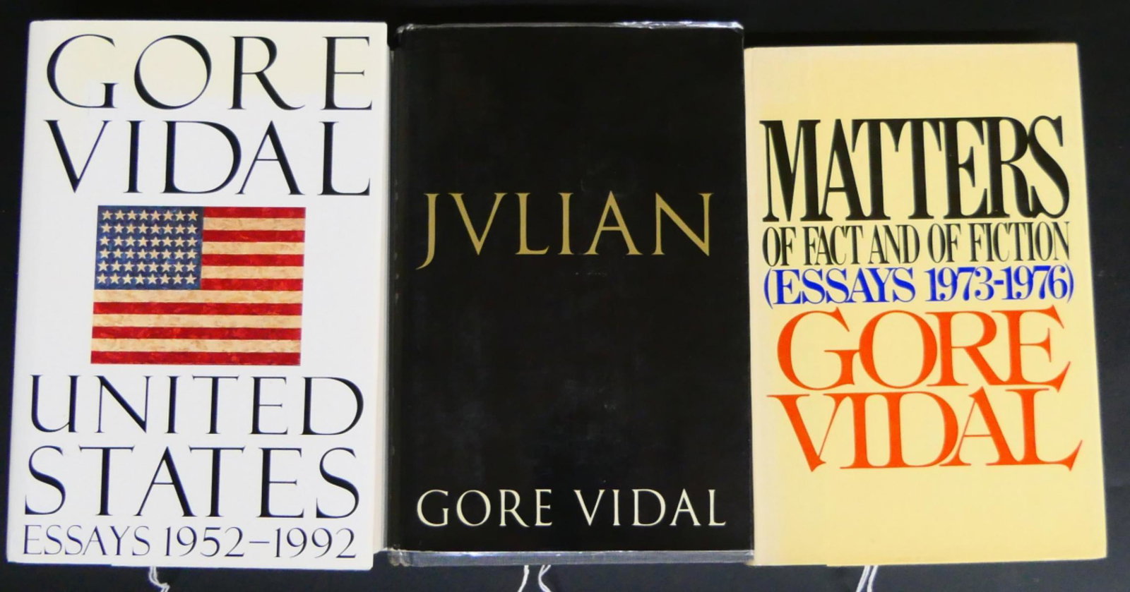 GORE VIDAL ESTATE 3 SIGNED FIRST EDITION BOOKS (1 of 4)