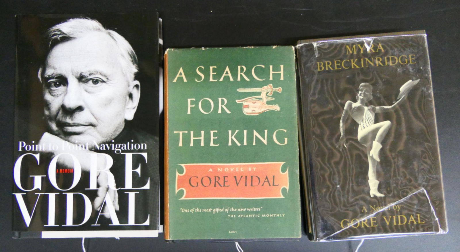 GORE VIDAL ESTATE 3 SIGNED FIRST EDITION BOOKS (1 of 4)