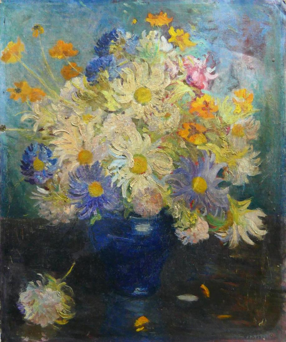 RUDOLFO NOVELLI (ITALY 1879-?) OIL ON CANVAS BOARD (1 of 5)