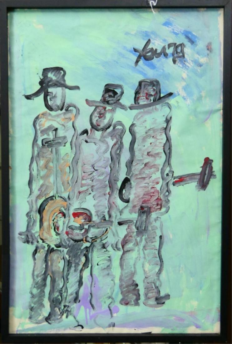 LARGE PURVIS YOUNG AMERICAN 1943-2010 ON PAPER (1 of 1)