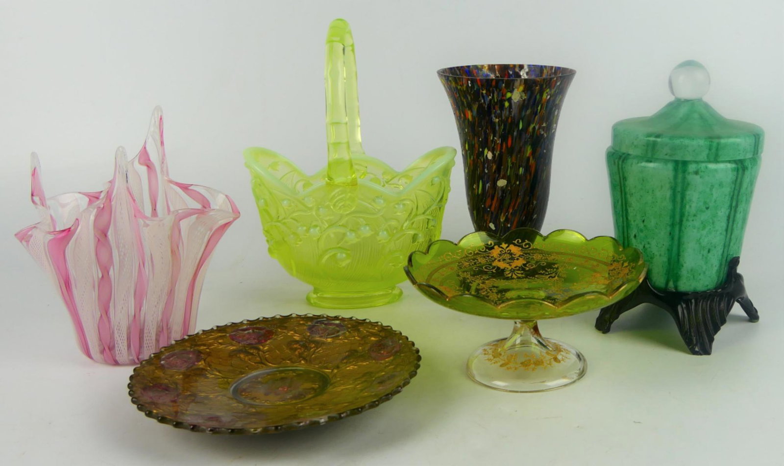 VINTAGE GLASS LOT (1 of 2)