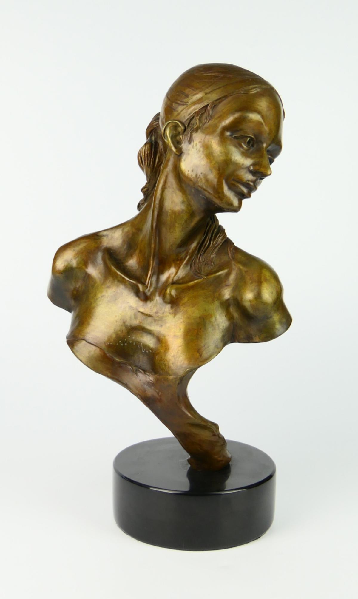 ANDREW DEVRIES 1998 #9/25 BRONZE BUST SCULPTURE (1 of 4)