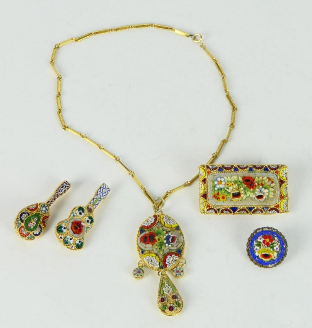 FABULOUS GROUPING  MOSAIC VINTAGE ITAALIAN COSTUME (1 of 5)