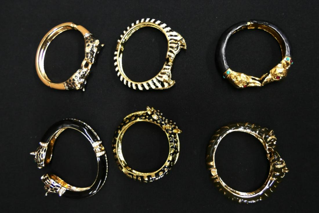 LOT OF 6 CARTIER STYLE ANIMAL BRACELETS (1 of 7)