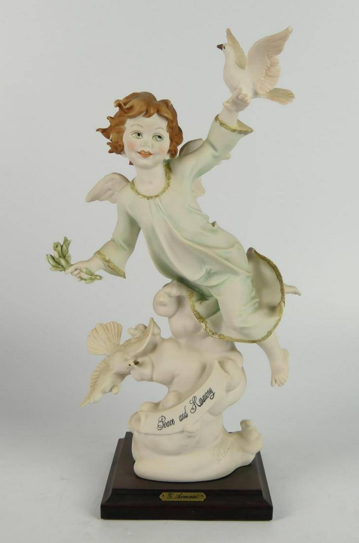 GIUSEPPE ARMANI 14" PORCELAIN FIGURE: GIUSEPPE ARMANI 14" PORCELAIN FIGURE
