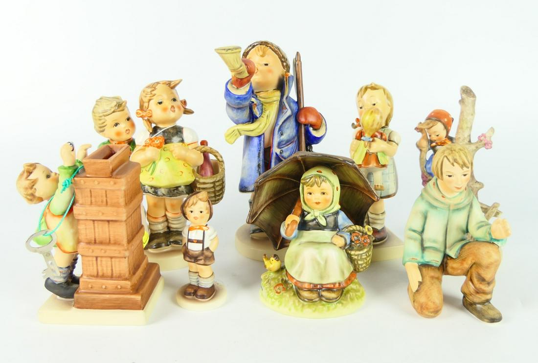 (8) HUMMEL PORCELAIN FIGURES (1 of 3)