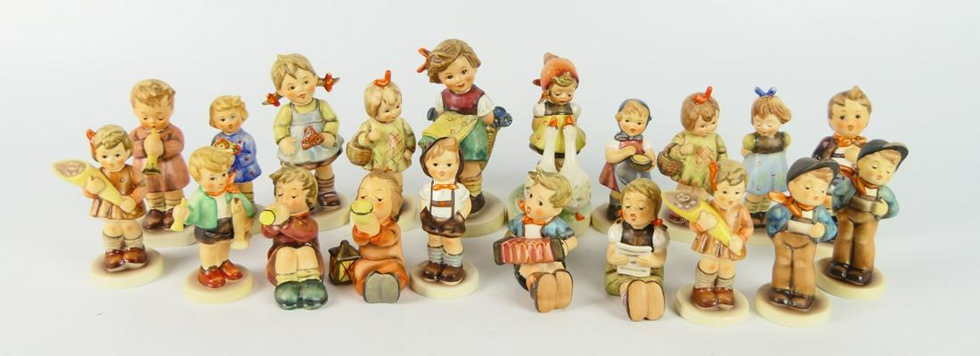 (20) HUMMEL PORCELAIN FIGURES: Measurements vary.