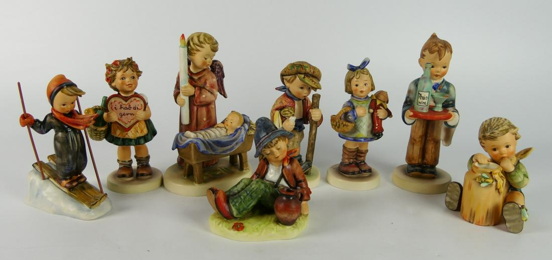 (8) HUMMEL PORCELAIN FIGURES (1 of 3)