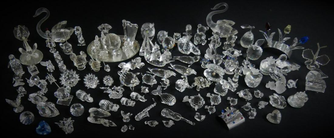 OVER 65 PIECES SWAROVSKI CRYSTAL FIGURE GROUP (1 of 15)