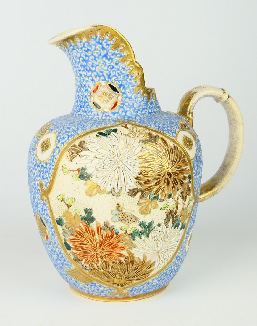 ANTIQUE CONTINENTAL PORCELAIN JAPONISME PITCHER (1 of 10)