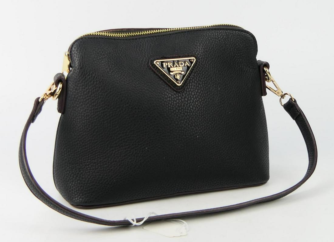 PRADA  LADIES DARK BROWN LEATHER PURSE (1 of 5)