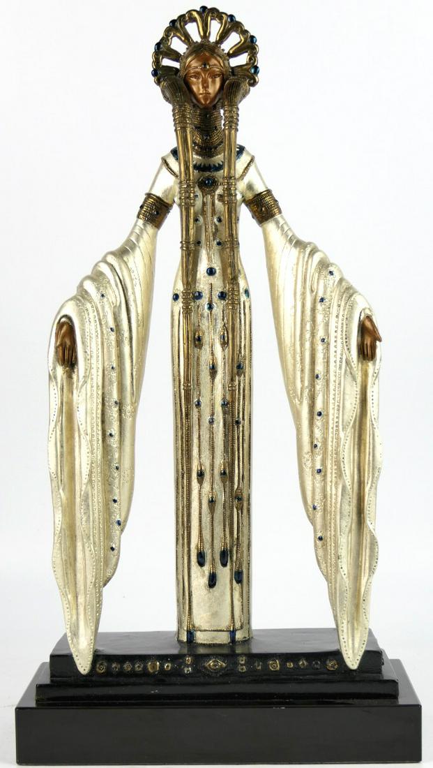 ERTE "BYZANTINE" COLD PAINTED BRONZE SCULPTURE (1 of 8)