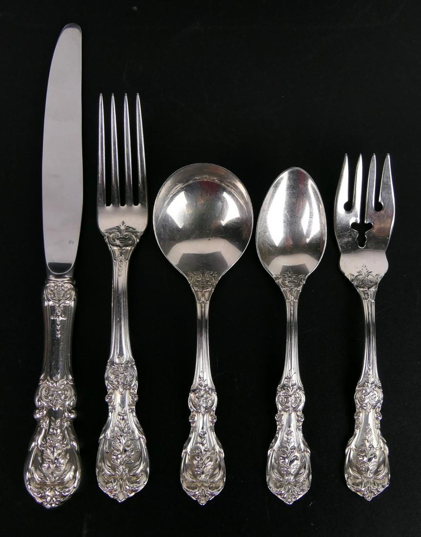 5pc REED & BARTON STERLING "FRANCIS I" SETTING (1 of 3)