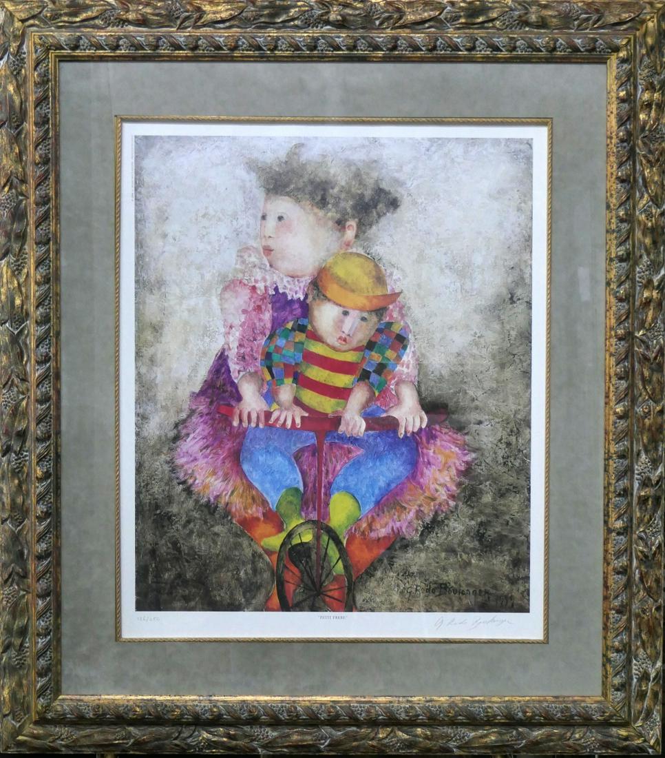 GRACIELA BOULANGER "PETIT FRERE" SIGNED LITHOGRAPH (1 of 5)