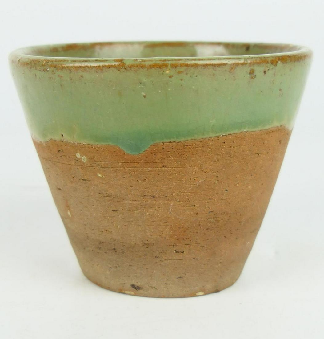 ANTIQUE CHINESE 3" (7CM) CELADON GLAZED CUP (1 of 6)