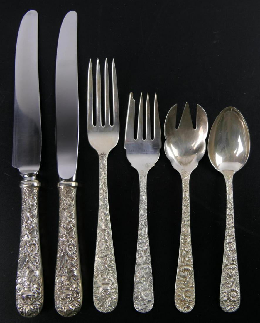 52 PIECE S KIRK AND STEIFF "REPOUSSE" STERLING (1 of 8)