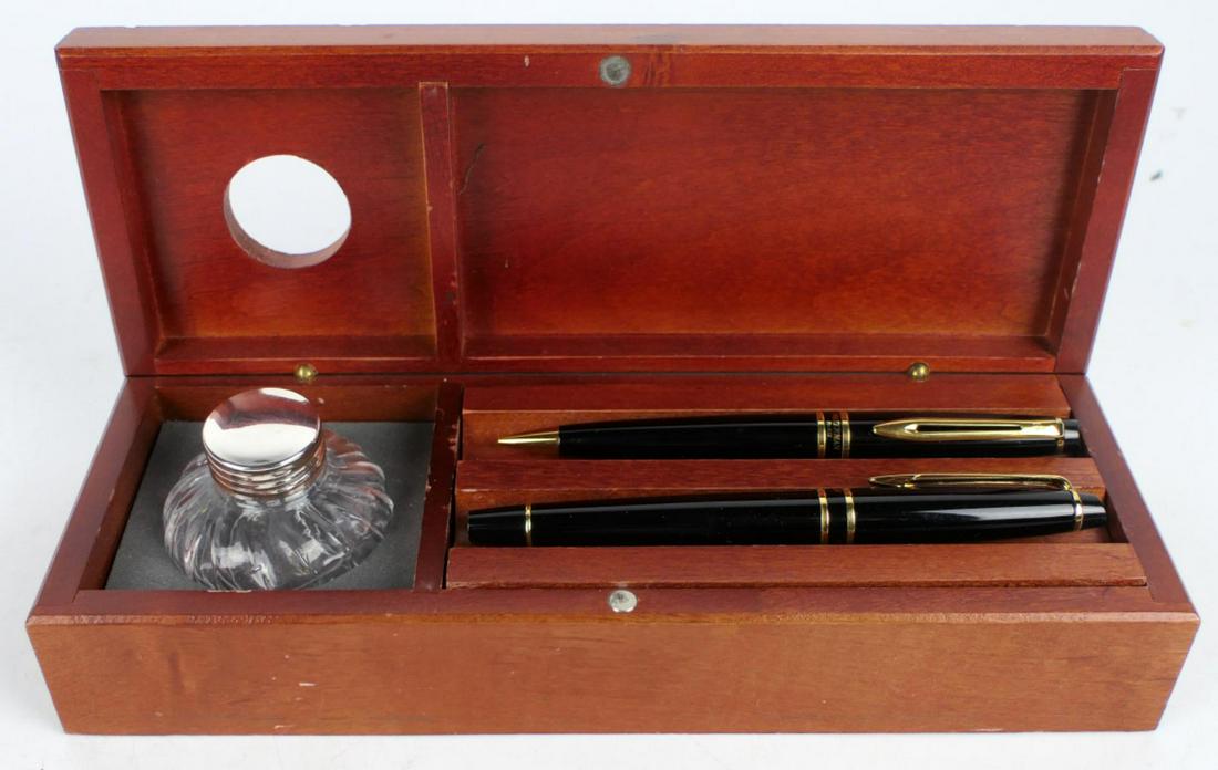 WATERMAN FRANCE FOUNTAIN PEN AND PENCIL (1 of 4)