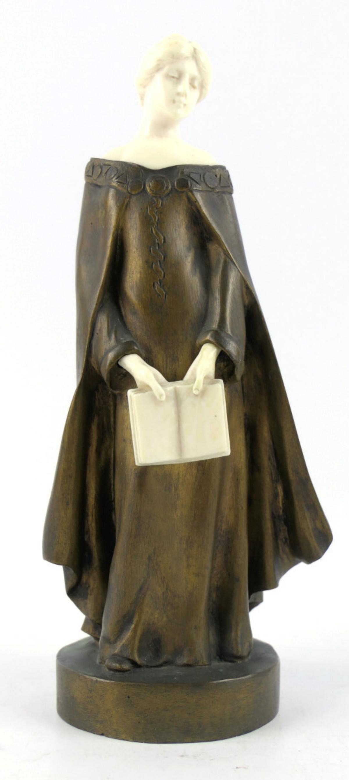 THEOPHILE FRANCOIS SOMME(1871-1952) LADY BRONZE (1 of 6)