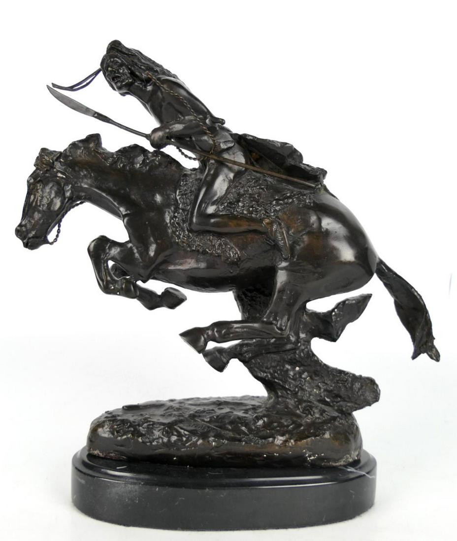 AFTER FREDRICK REMINGTON "CHEYENNE" BRONZE (1 of 8)
