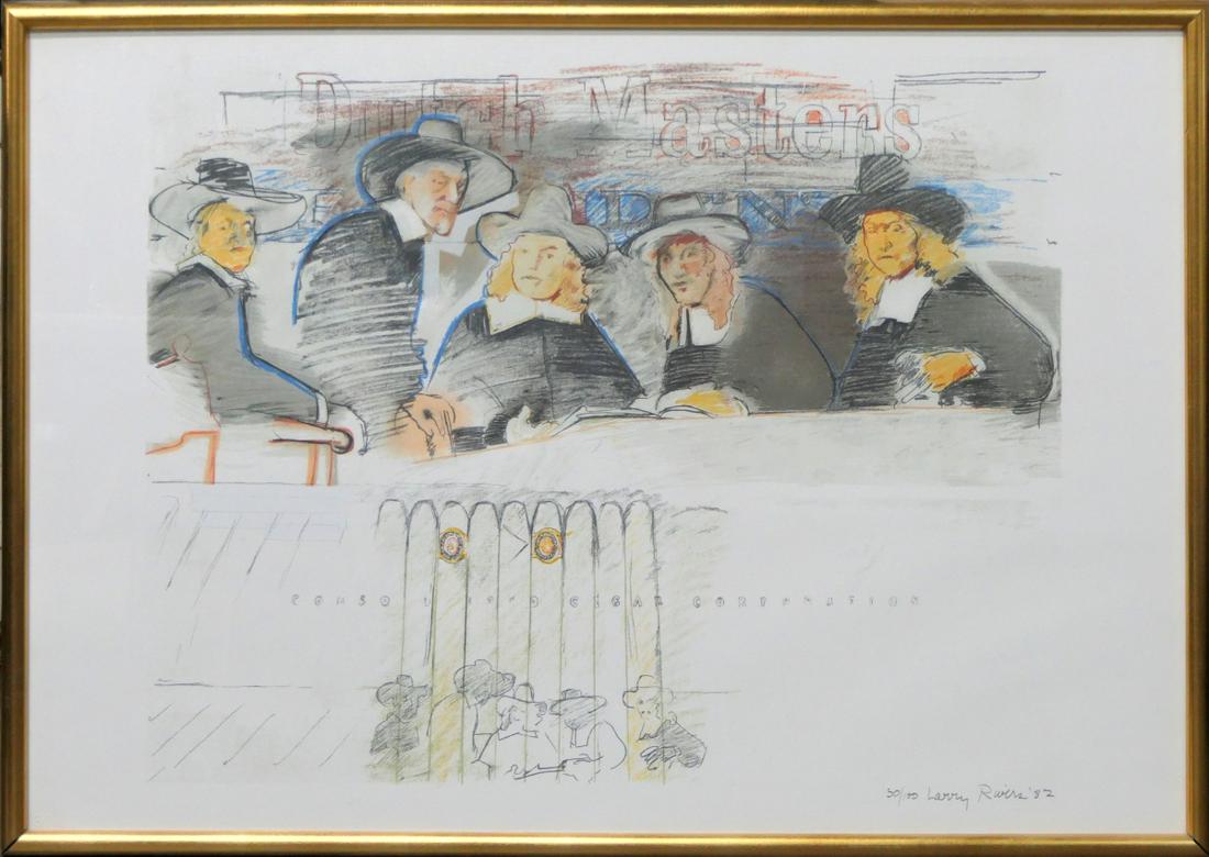 LARRY RIVERS "DUTCH MASTERS" SERIGRAPH 30/100 (1 of 6)
