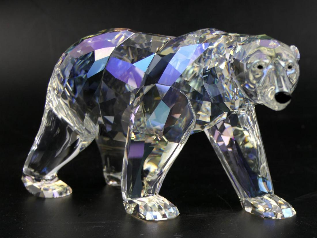 SWAROVSKI "SIKU" POLAR BEAR CRYSTAL FIGURINE (1 of 6)