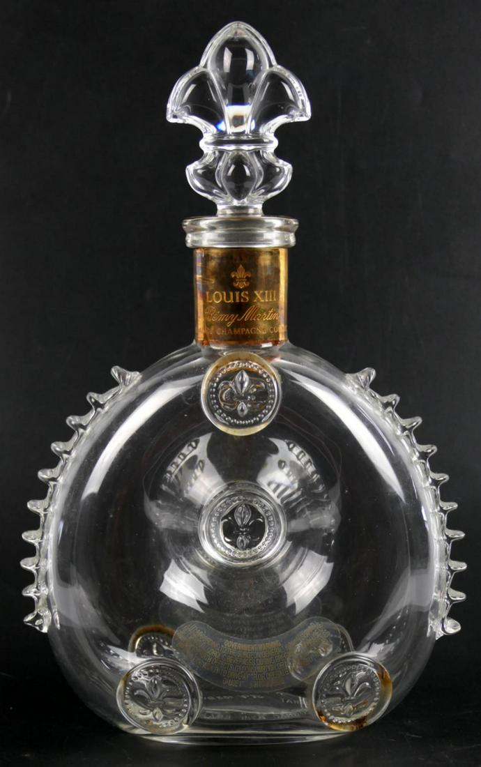 BACCARAT CRYSTAL LOUIS XIII REMY MARTIN CONGAC: Baccarat crystal Louis Remy Martin congac, Measures approx 11".