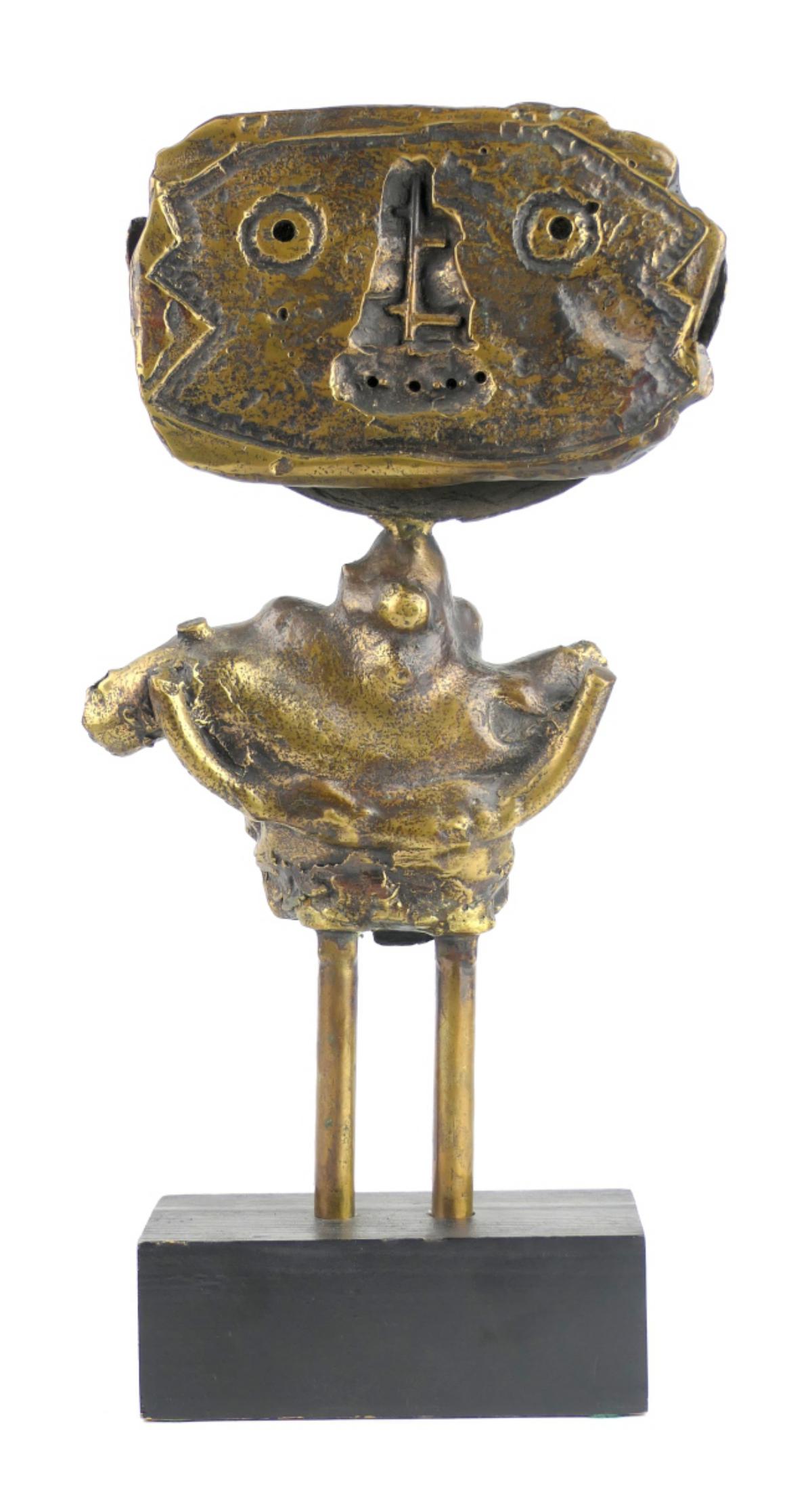 MAX PAPART (1911-1994) BRONZE ABSTRACT SCULPTURE (1 of 9)