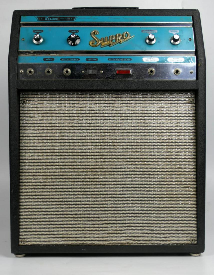 VINTAGE SUPRO CORSICA TUBE GUITAR AMPLIFIER#56622 (1 of 16)