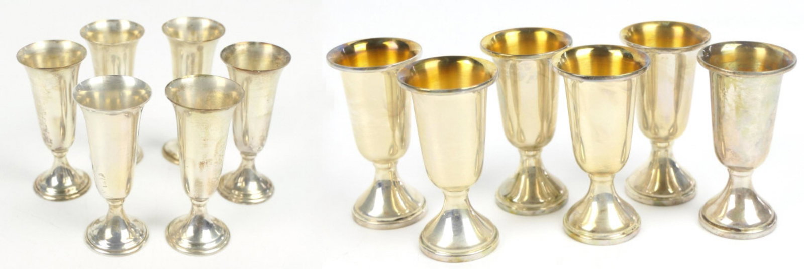 (12) WEB & INTERNATIONAL STERLING SILVER CORDIALS (1 of 9)