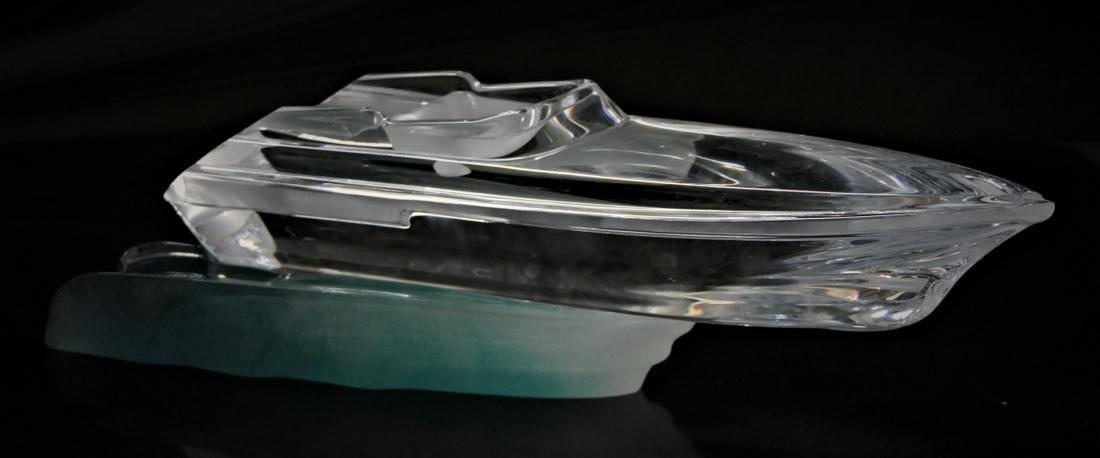 DAUM CRYSTAL PATE DE VERRE MONACO POWERBOAT (1 of 7)