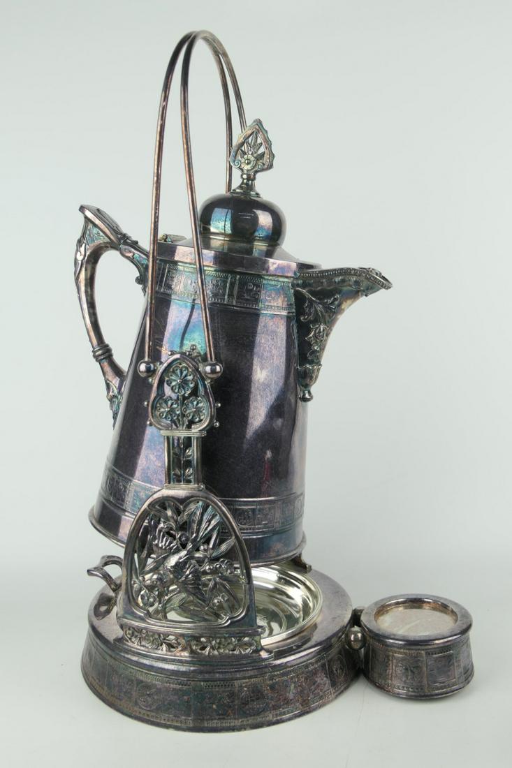 Vtg MANNER OF DERBY SILVER CO TILTING COFFEE POT (1 of 4)