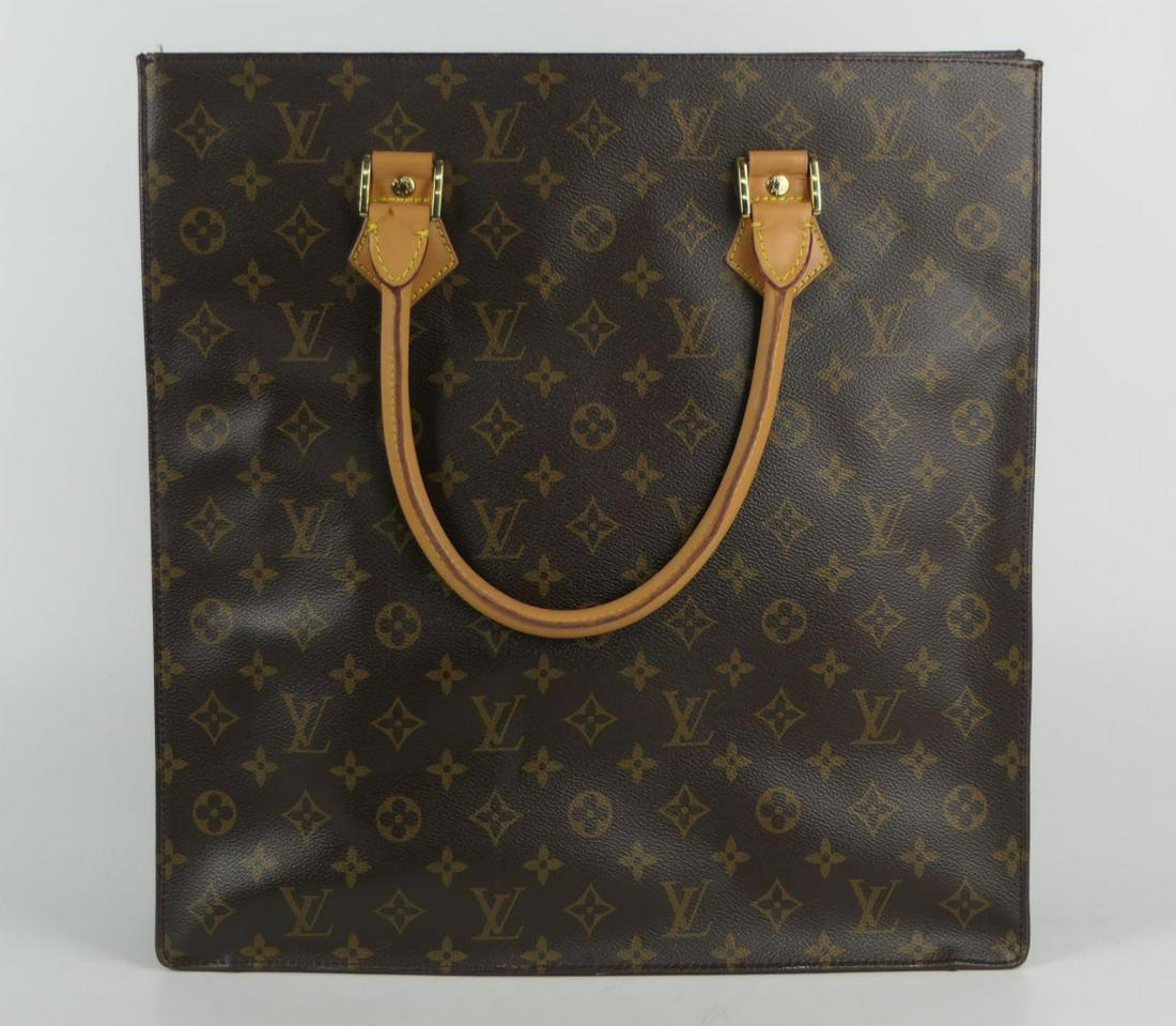 LOUIS VUITTON LEATHER MONOGRAM LG PURSE 15" X 14" (1 of 4)