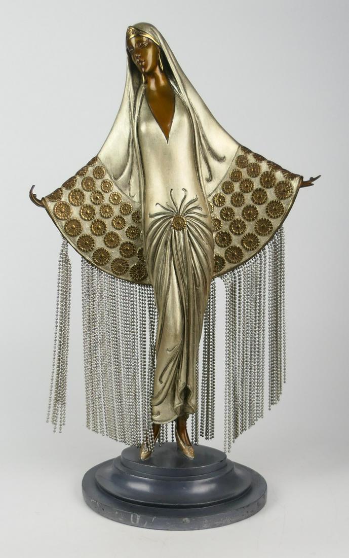 ERTE "BELOVED" COLD PAINTED BRONZE SCULPTURE (1 of 8)
