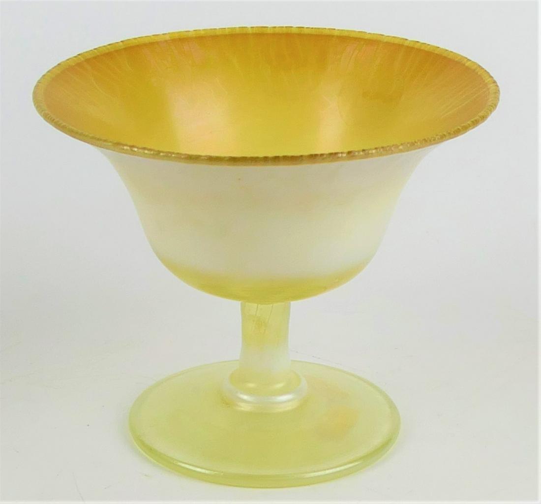ANTIQUE LOUIS COMFORT TIFFANY FAVRILE COMPOTE (1 of 5)