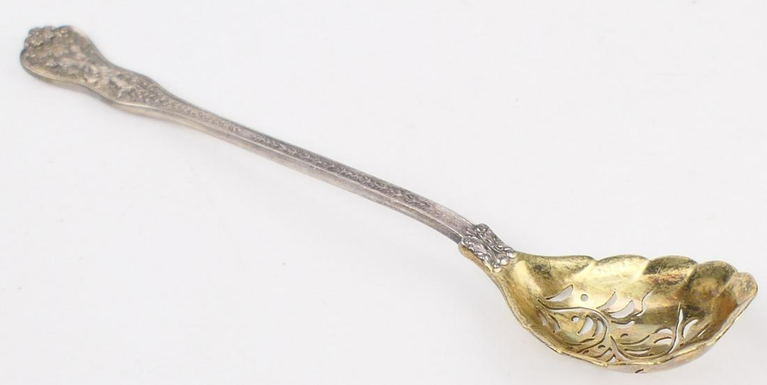 TIFFANY & CO ANTIQUE STERLING STRAINER 6.75" SPOON (1 of 5)