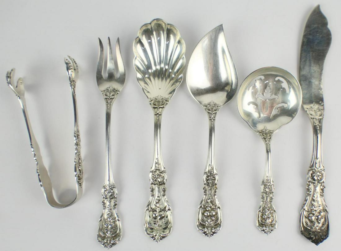 6 REED & BARTON "FRANCIS I" STERLING SERVING ITEMS (1 of 6)