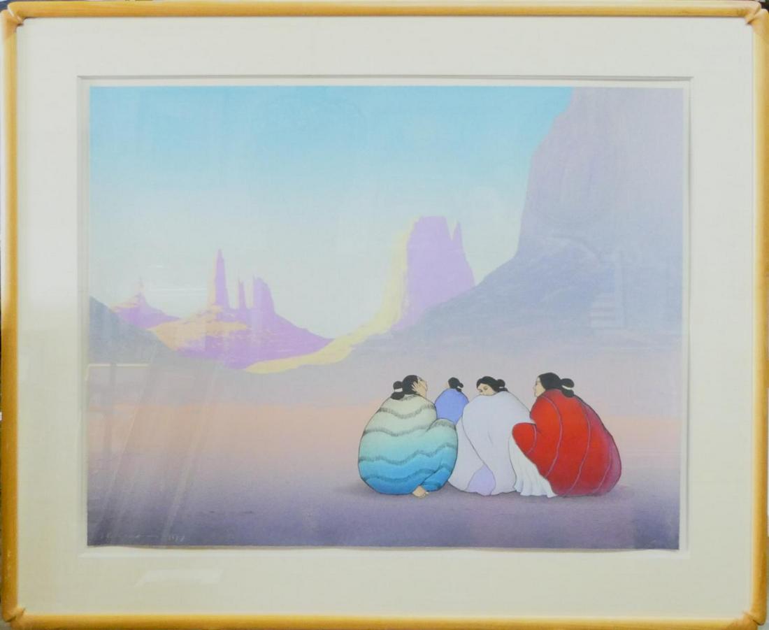 RC GORMAN (USA 1932-2005) 1987 ARTIST PROOF SERI (1 of 4)