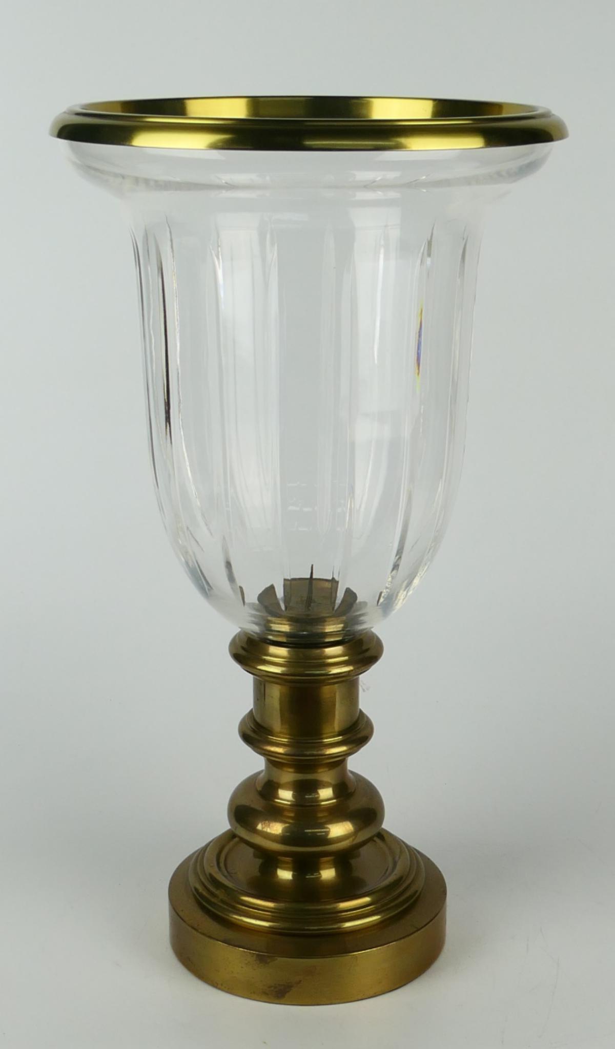 RALPH LAUREN HURRICANE BRONZE 18" CANDLESTICK (1 of 3)