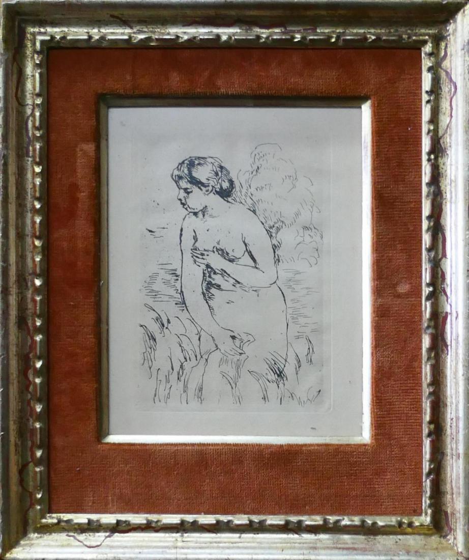 PIERRE-AUGUSTE RENOIR "LA BAINGUESE" ETCHING (1 of 5)