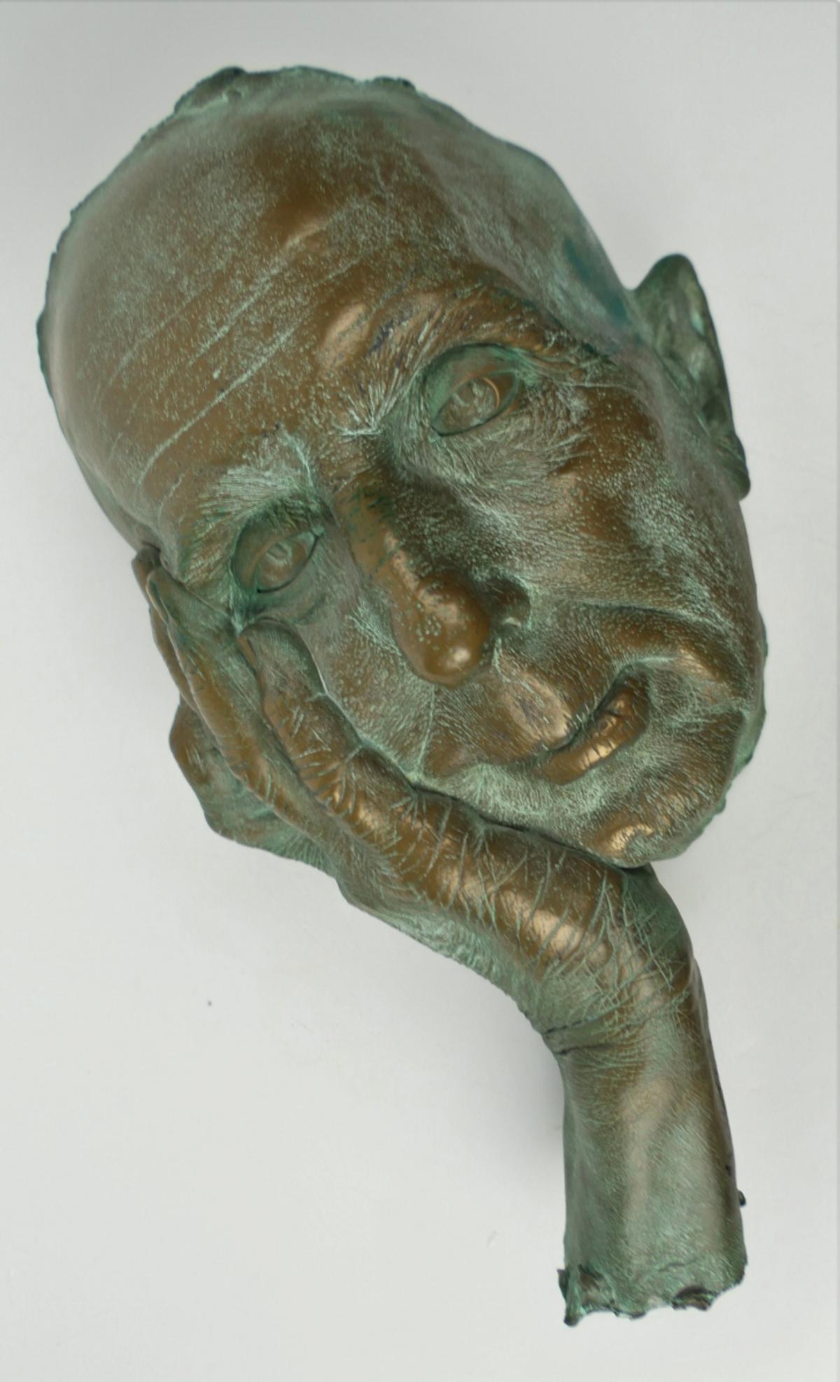 MARC SIJAN (USA b1946) BRONZED CAST RESIN BUST (1 of 5)