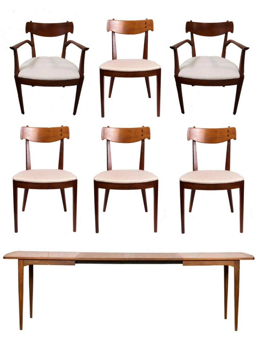 KIP STEWART DREXEL MIDCENTURY   TABLE WITH CHAIRS (1 of 5)
