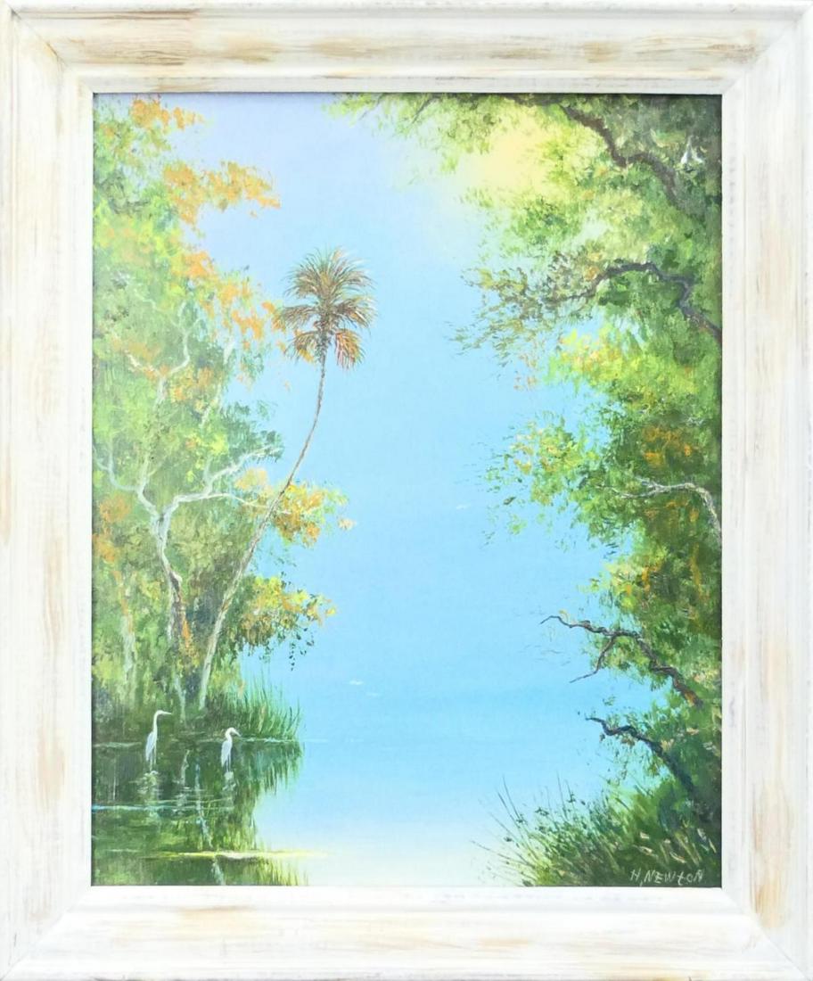 HAROLD NEWTON FLORIDA HIGHWAYMEN LANDSCAPE OIL (1 of 5)